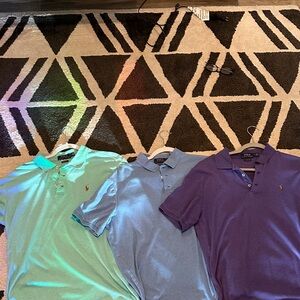 Ralph Lauren Polo Trio - Light Blue, Purple, Mint